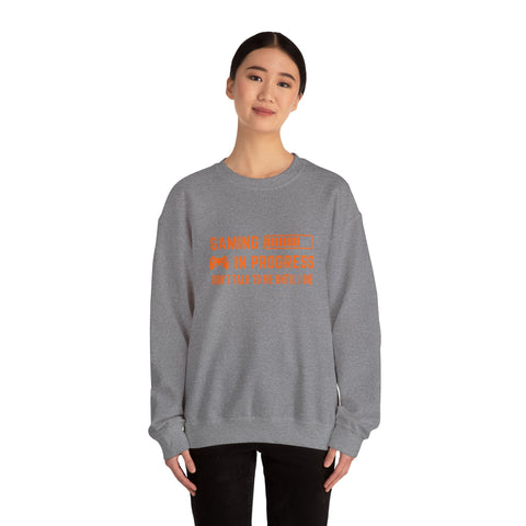 Gaming In Progress Sweatshirt - Unisex Heavy Blend™ Crewneck for Gamers