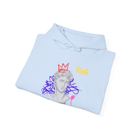 Artistic Hooded Sweatshirt, Unisex Hoodie, Graphic Sweatshirt, Trendy Streetwear