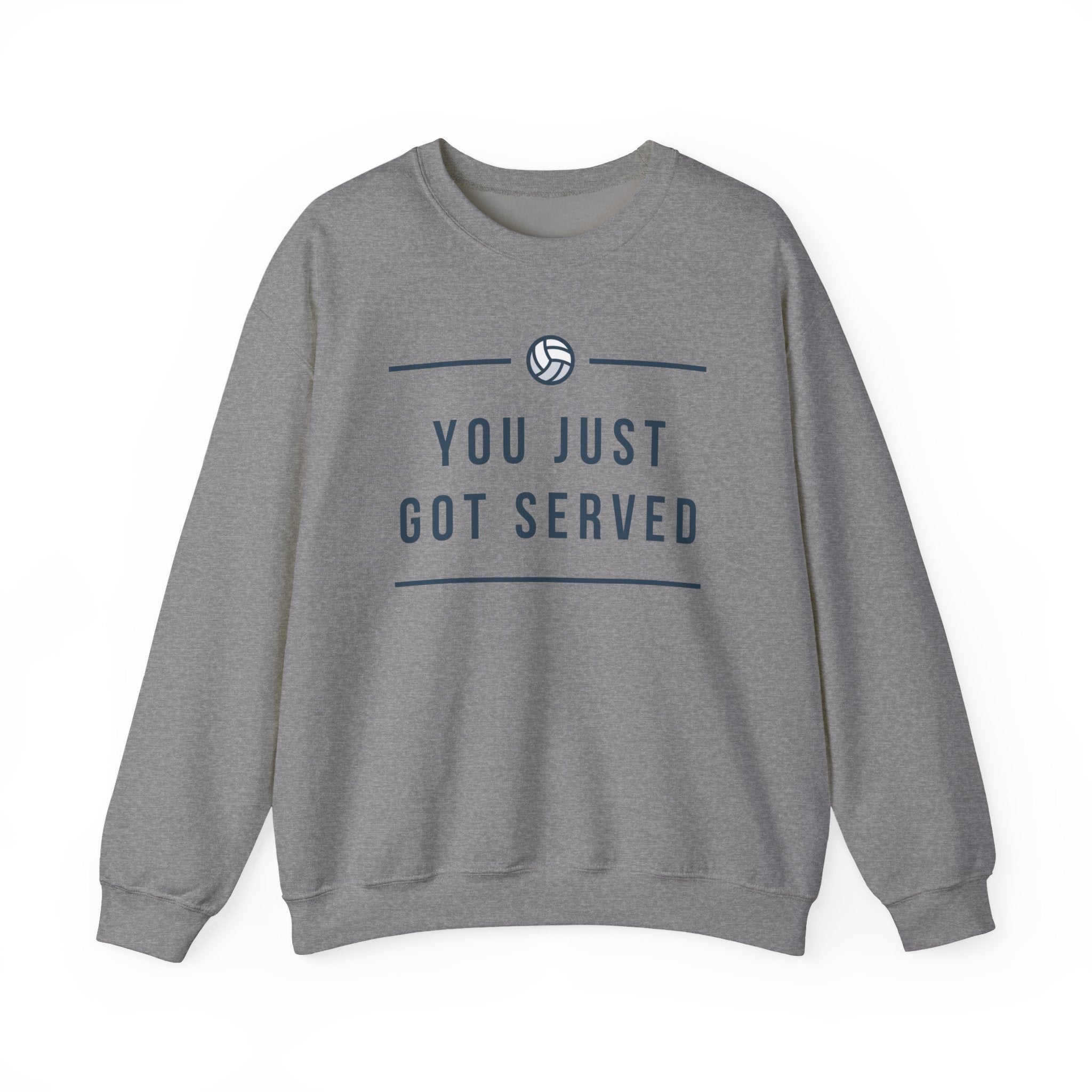 Volleyball Crewneck Sweatshirt - Perfect for Athletes, Sports Fans, Casual Wear, Game Day Apparel