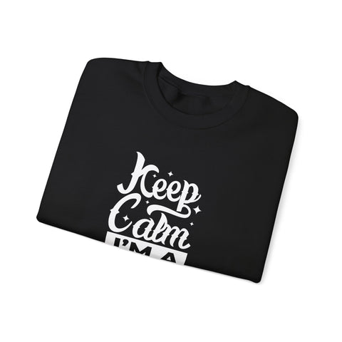 Teacher Appreciation Sweatshirt, Cozy Education Gift, Keep Calm I'm a Teacher, School Spirit Clothing, Unisex Crewneck Sweater, Casual Wear
