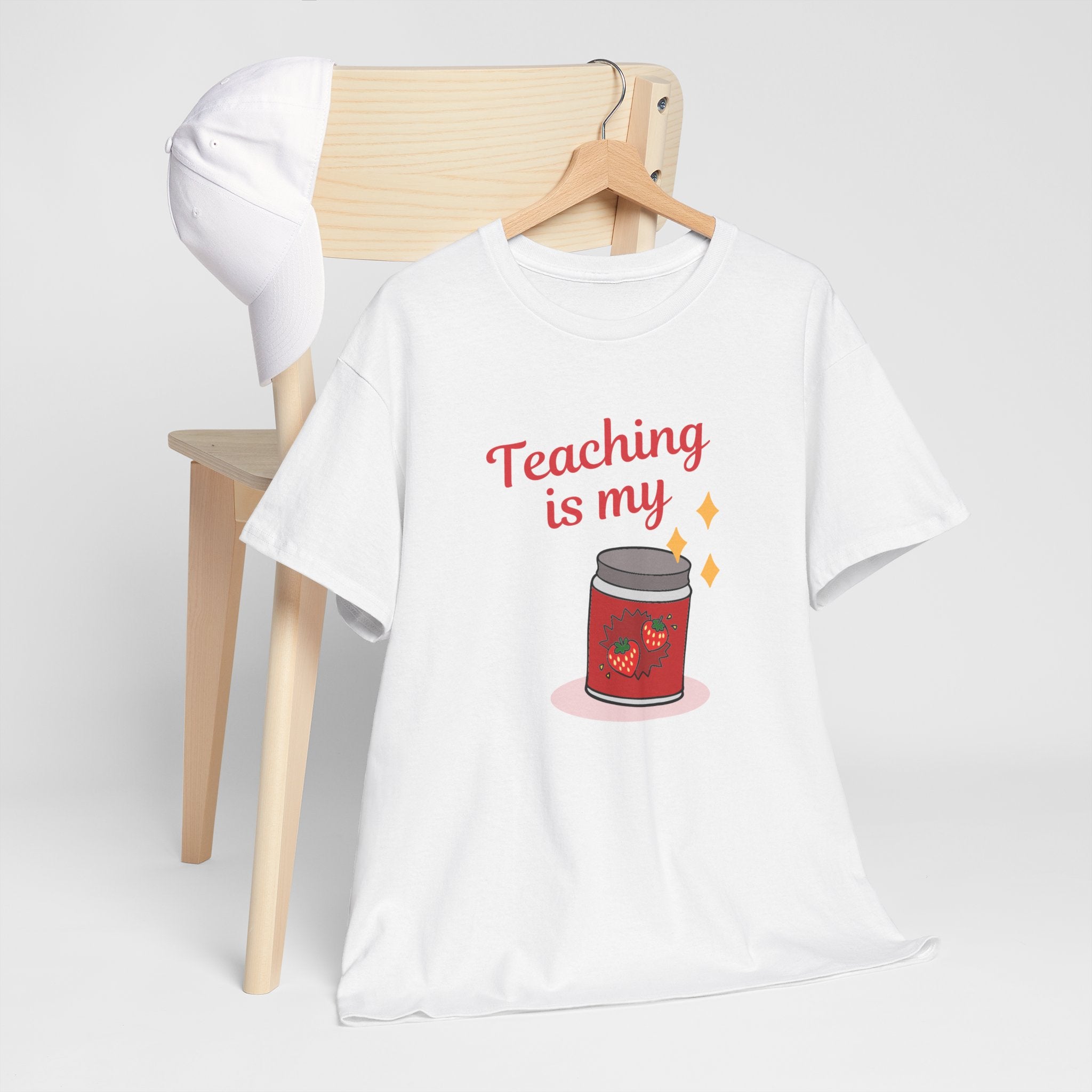 Teaching is My Passion Unisex Heavy Cotton Tee, Perfect Gift for Teachers, Back to School, Appreciation Day, Casual Wear, Teaching Tee