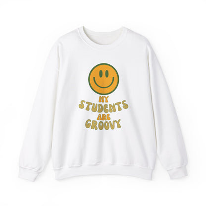 Groovy Student Sweatshirt for Teachers, Unisex Crewneck, Gift for Educators, Classroom Apparel, Funny Teacher Sweatshirt