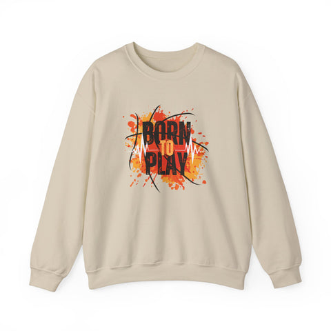 Motivational Crewneck Sweatshirt - Born to Plan, Cozy Sports Sweatshirt, Unisex Gift, Creative Apparel, Casual Wear, Fall Fashion