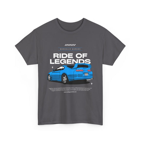 Ride of Legends Cotton Tee for Car Enthusiasts, Unisex T-Shirt, Vintage Car Fan Apparel