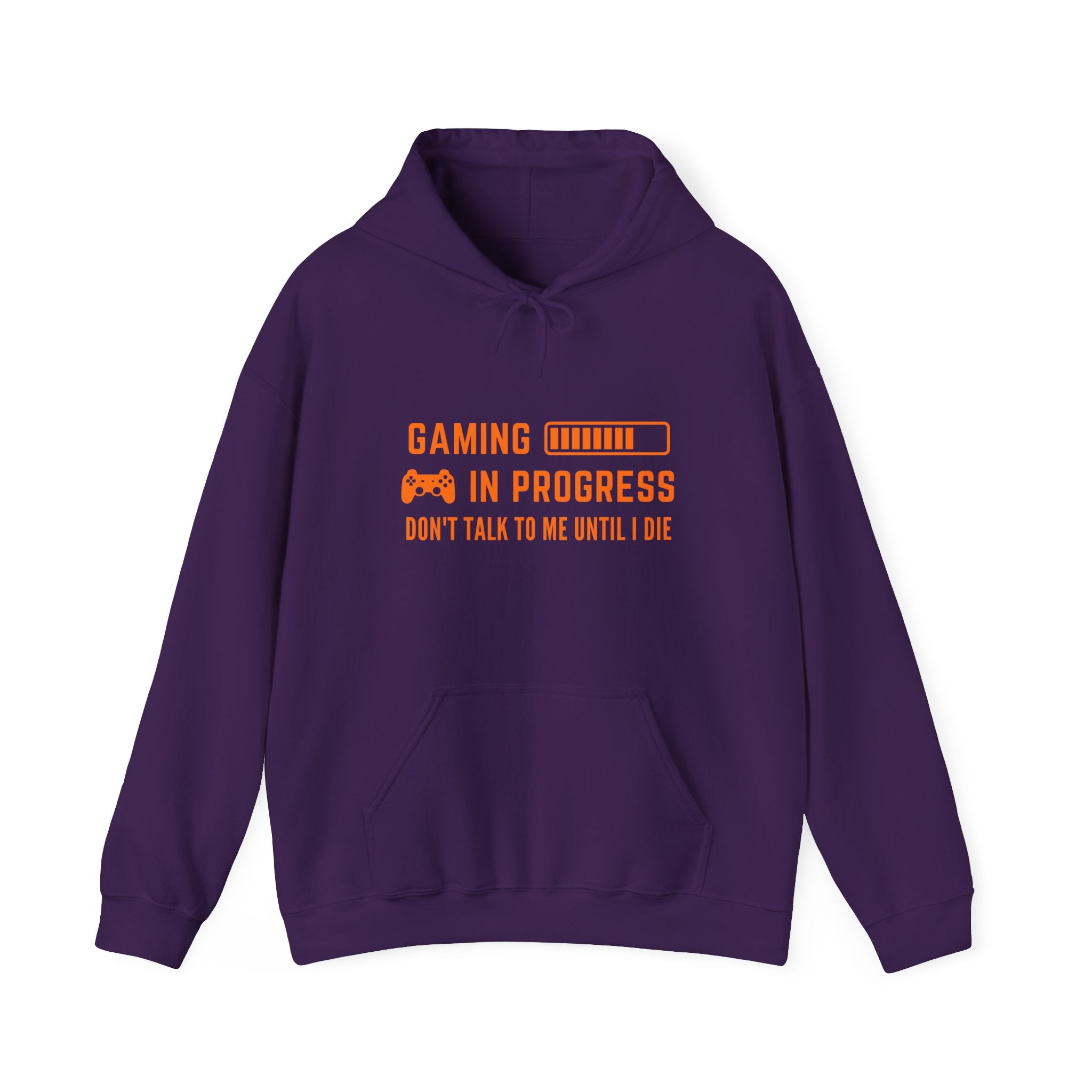 Gaming in Progress Hoodie, Unisex Gaming Sweatshirt, Funny Gamer Gift, Video Game Apparel, Gaming Merchandise, Cool Hoodie for Gamers