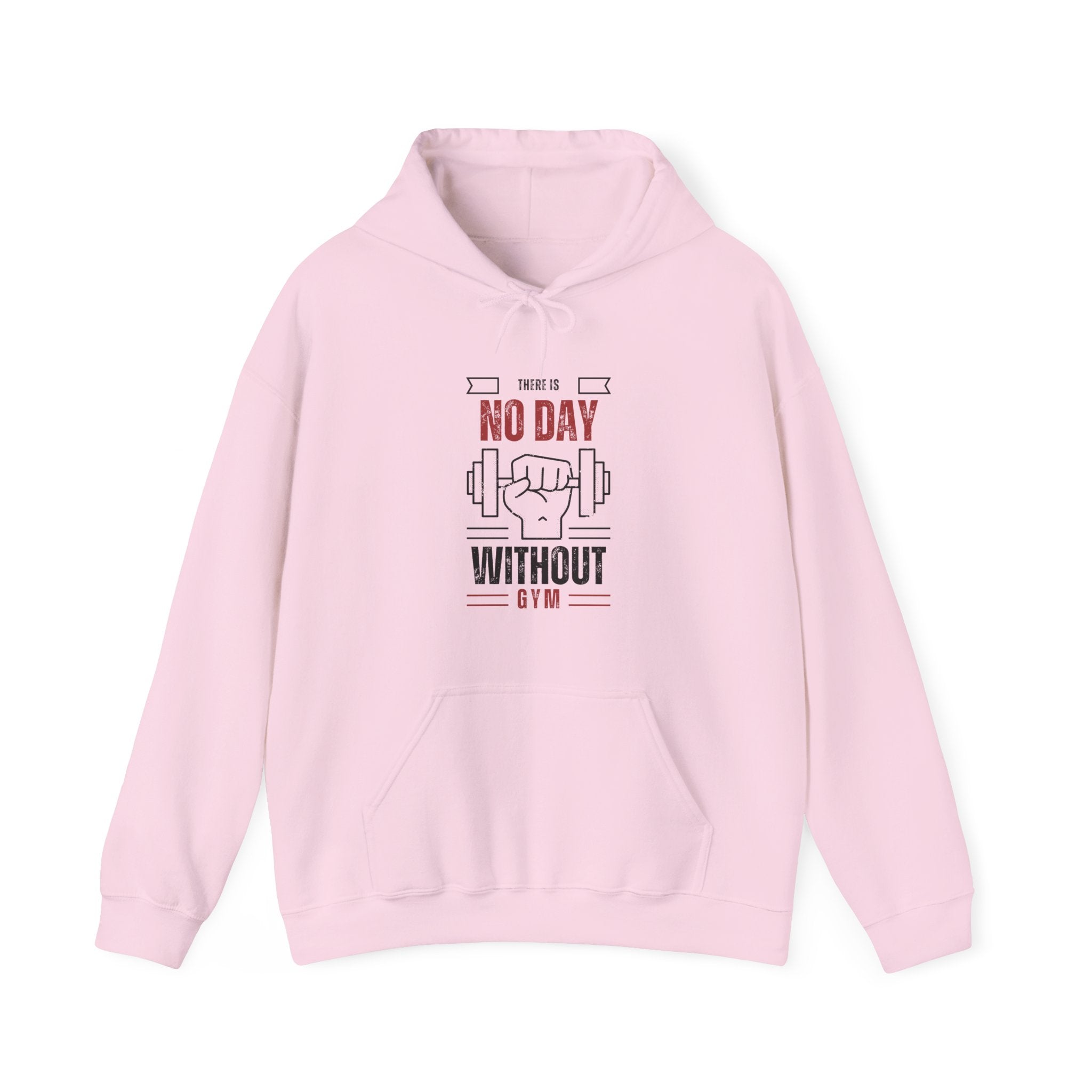 Motivational Gym Unisex Sweatshirt, No Day Without Fitness, Workout Gear, Gift for Gym Enthusiasts, Hoodie Apparel