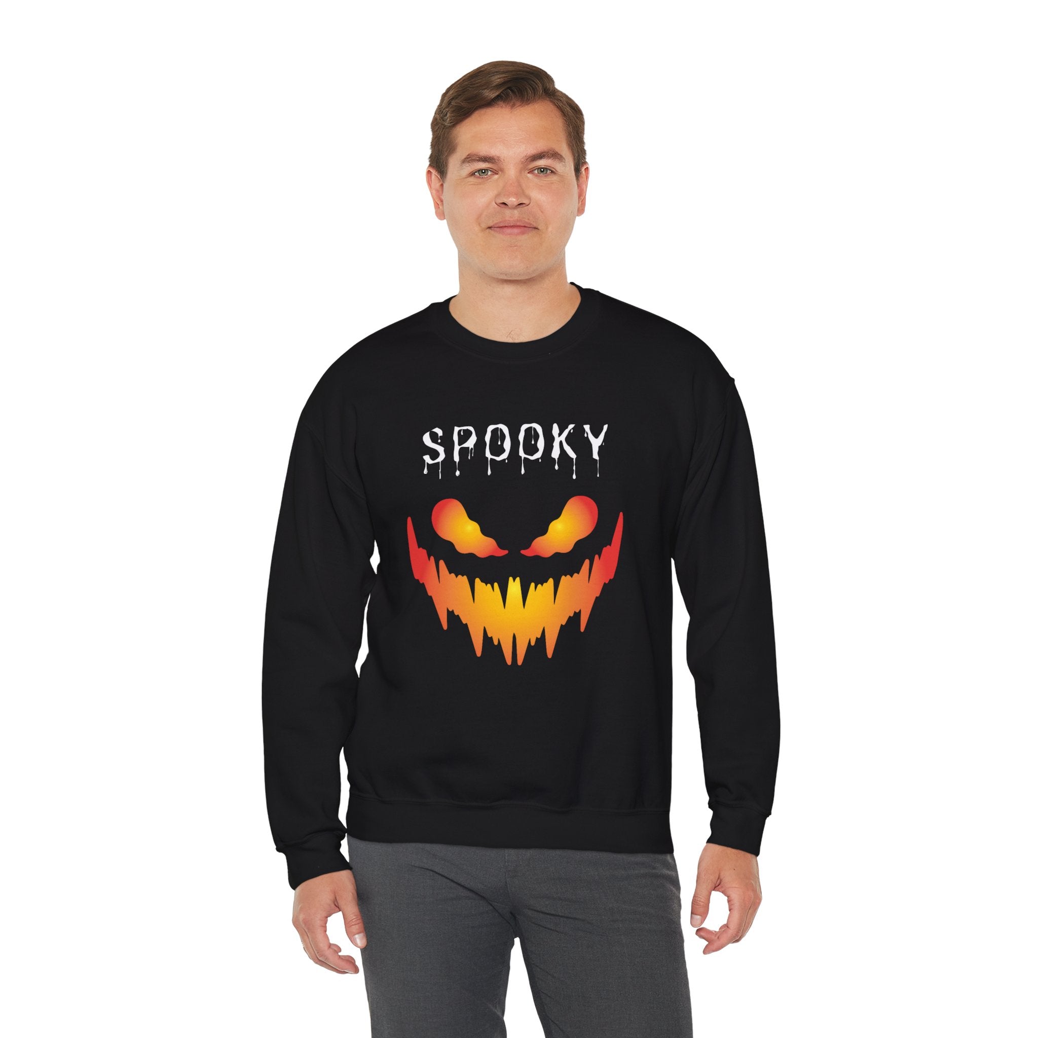 Spooky Vibes Unisex Crewneck Sweatshirt | Halloween, Cozy Fall Style