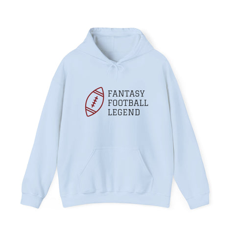 Fantasy Football Legend Hoodie, Unisex Heavy Blend Hooded Sweatshirt for Sports Fans, Gift for Football Lovers, Cozy Athletic Wear