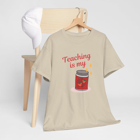 Teaching is My Passion Unisex Heavy Cotton Tee, Perfect Gift for Teachers, Back to School, Appreciation Day, Casual Wear, Teaching Tee