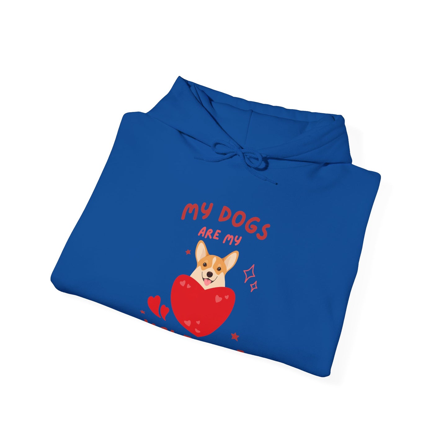 Dog Lover's Valentine's Hoodie, My Dogs Are My Valentine Sweatshirt, Perfect for Valentine's Day, Gifts for Dog Moms, Cute Pet Apparel,