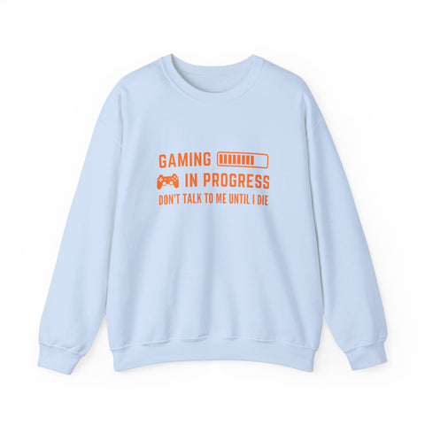 Gaming In Progress Sweatshirt - Unisex Heavy Blend™ Crewneck for Gamers