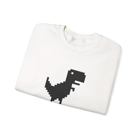 Funny Dinosaur No Connection Sweatshirt, Unisex Crewneck, Gamers Gift, Perfect for Tech Lovers and Online Students, Birthday Gift, Everyday