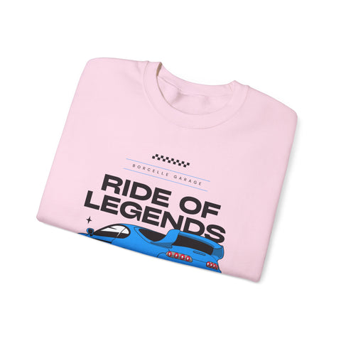 Ride of Legends Unisex Heavy Blend™ Crewneck Sweatshirt, Casual Car Sweatshirt