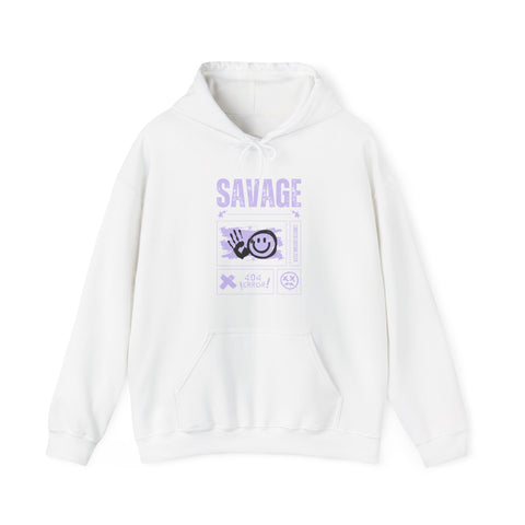 Savage Unisex Hooded Sweatshirt - Cozy Casual Style, Streetwear, Everyday Comfort