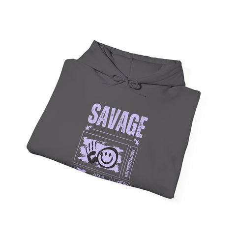 Savage Unisex Hooded Sweatshirt - Cozy Casual Style, Streetwear, Everyday Comfort