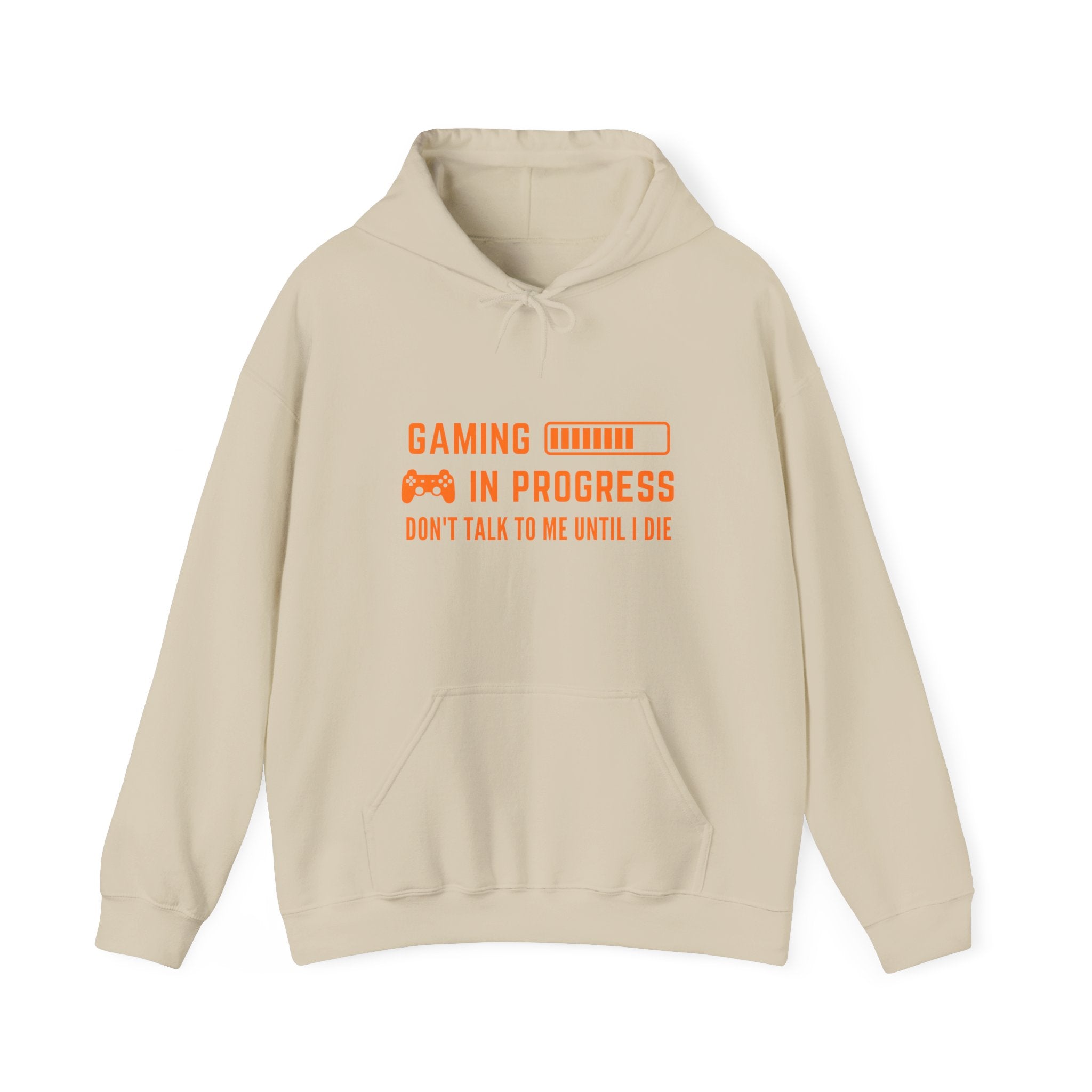 Gaming in Progress Hoodie, Unisex Gaming Sweatshirt, Funny Gamer Gift, Video Game Apparel, Gaming Merchandise, Cool Hoodie for Gamers