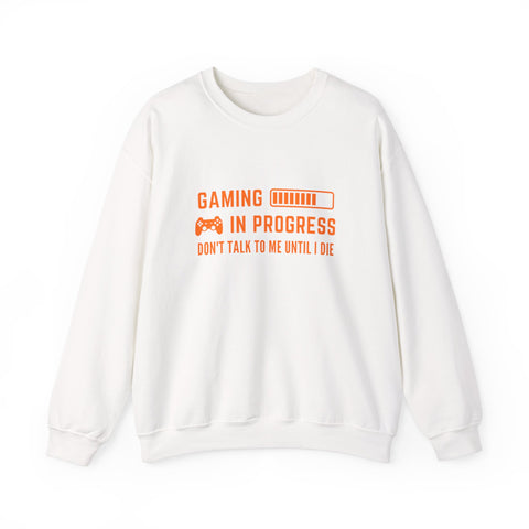 Gaming In Progress Sweatshirt - Unisex Heavy Blend™ Crewneck for Gamers