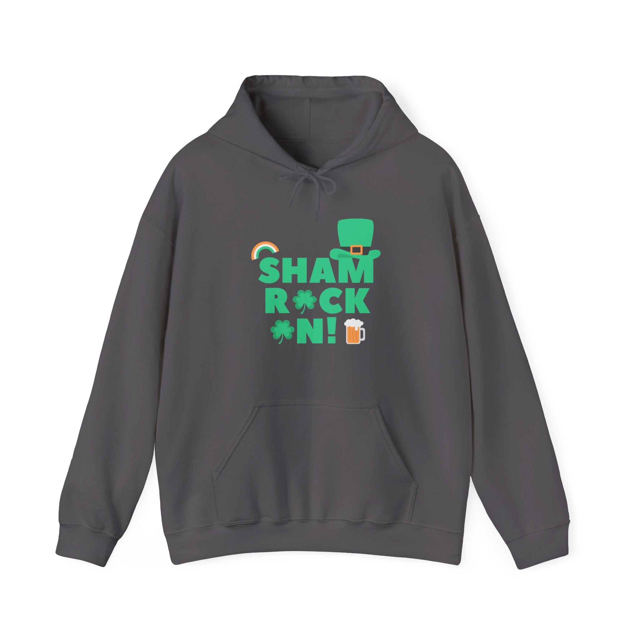Shamrock Celebrations Hoodie, Unisex St. Patrick's Day Sweatshirt, Cozy Green Clover Apparel, Perfect Gift for Leprechaun Lovers, Spring