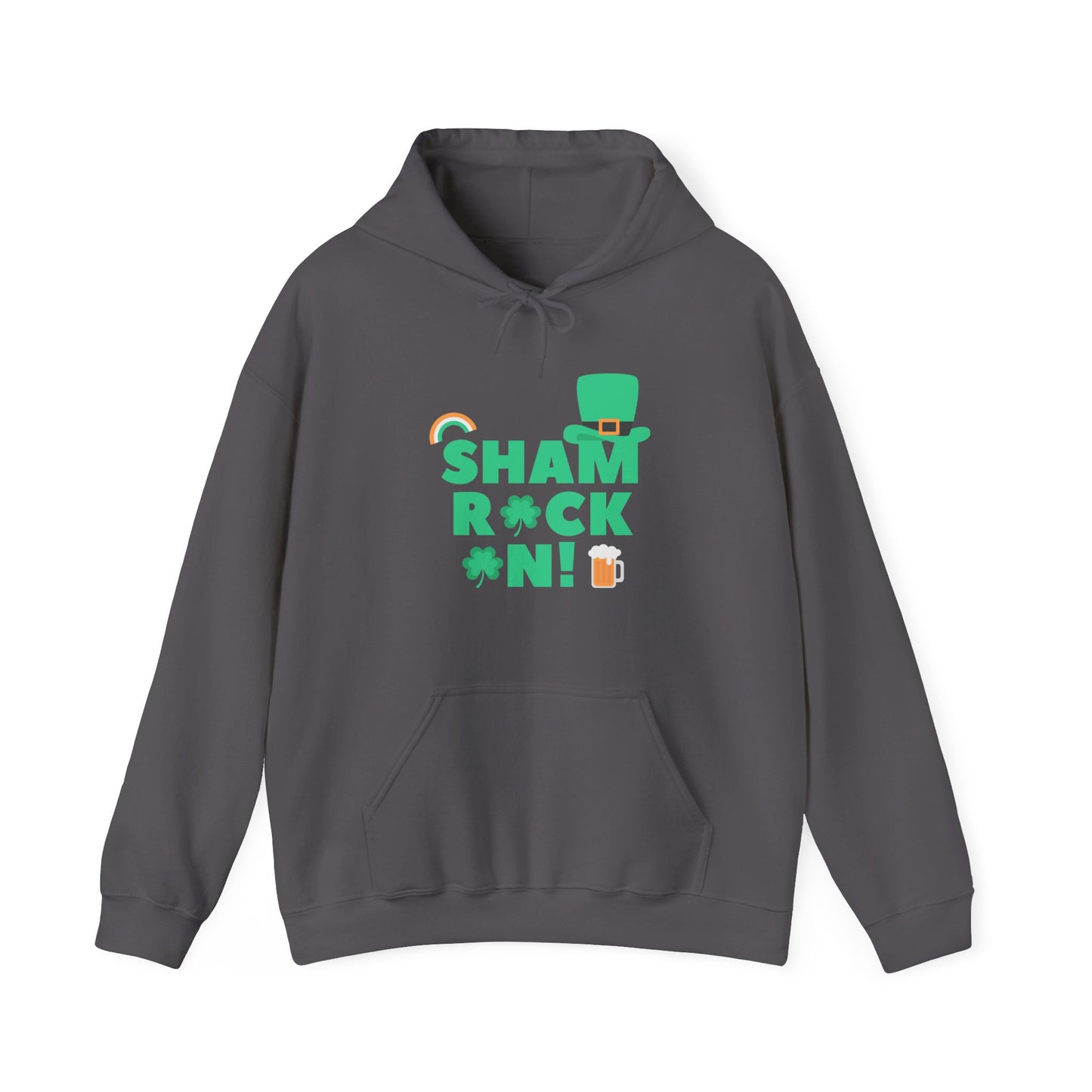 Shamrock On! Unisex Heavy Blend Hoodie - Festive St Patrick's Day Apparel