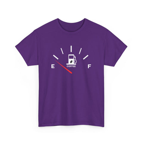 Coffee Is Fuel - Unisex Heavy Cotton Tee for Coffee Lovers, Funny Gift, Casual Wear, Coffee Enthusiast, Everyday Humor Tee, Great for