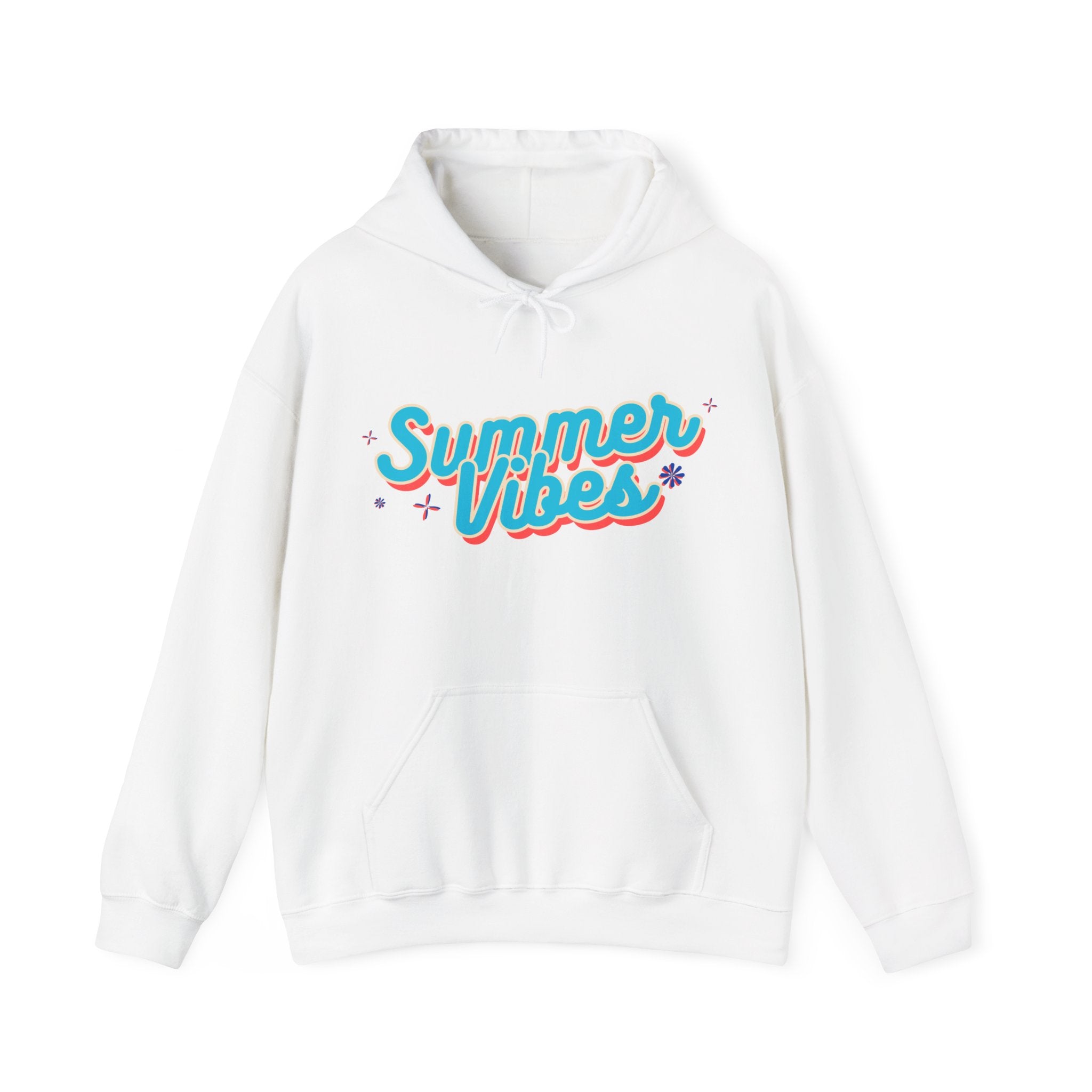Summer Vibes Unisex Hoodie, Cozy Sweatshirt for Beach Days, Perfect for Summer Celebrations, Casual Wear, Gift for Her